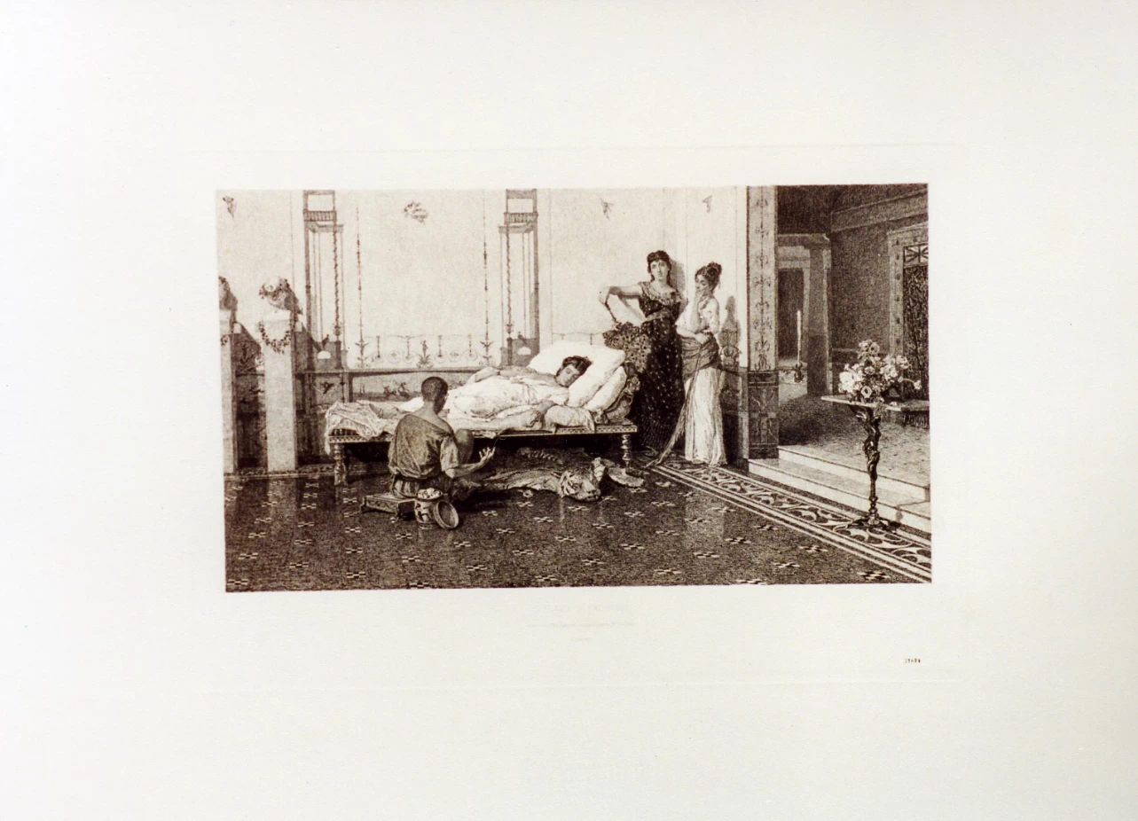 Interno con figure - Museo Nazionale di San Martino, Napoli